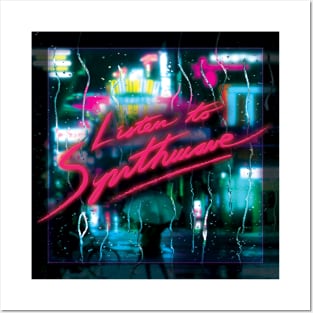 Listen to Synthwave - Shadows in the City Posters and Art